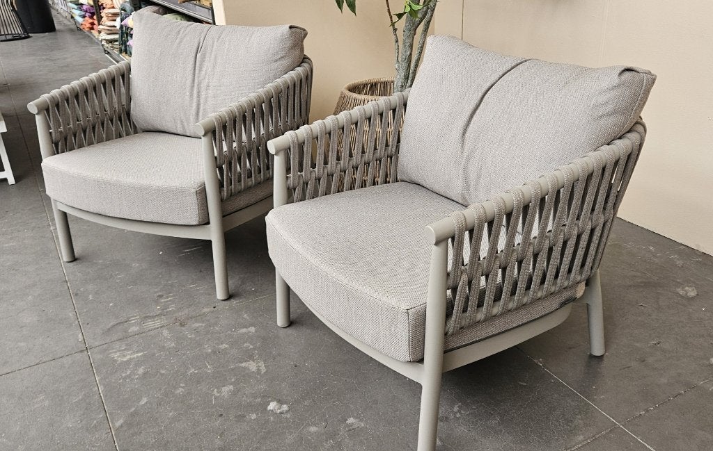 Loungestoel catalana (set van 2) taste 4 seasons outdoor, Ophalen, Nieuw, Aluminium