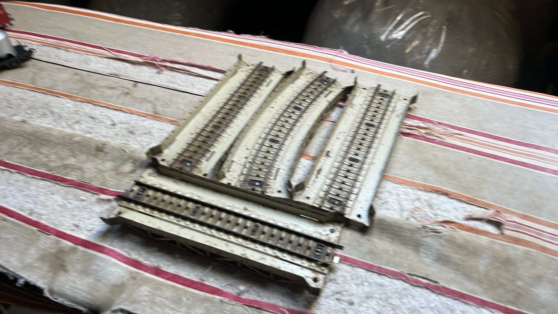 Te koop 4 x brugdeel van marklin 3 x 7167,1 x 7168, Wisselstroom, Rails, Ophalen of Verzenden, Zo goed als nieuw