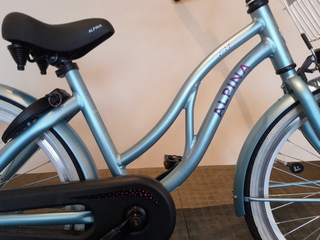 22 inch Alpina Ocean met terugtraprem en een mandje., Ophalen, Terugtraprem, 22 inch, -