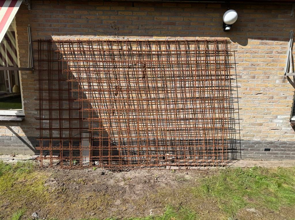 Betongaas / Bouwstaalmatten voor diverse projecten, Ophalen, Nieuw