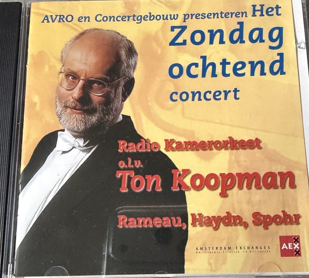 Ton Koopman radio kamerorkest Avro en concertgebouw, Cd's en Dvd's, Cd's | Klassiek, Ophalen of Verzenden, Classicisme, Zo goed als nieuw