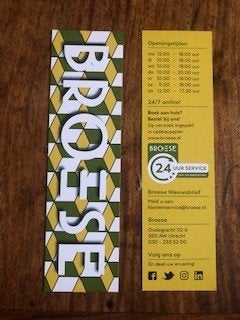 Bladwijzer van Broese gesigneerd door Marjoleine de Vos, Ophalen of Verzenden, Nieuw, Overige onderwerpen
