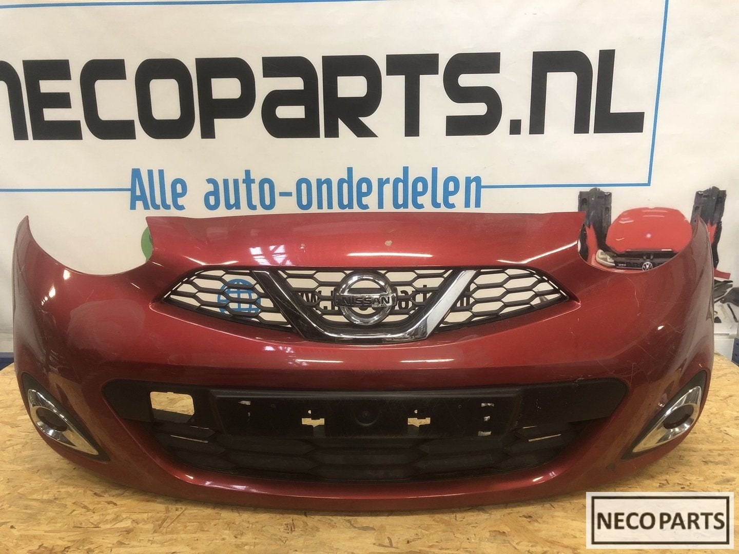 NISSAN MICRA K13 VOORBUMPER GRILL 2013-2017 620223HN0A, Gebruikt, -, Voor, -