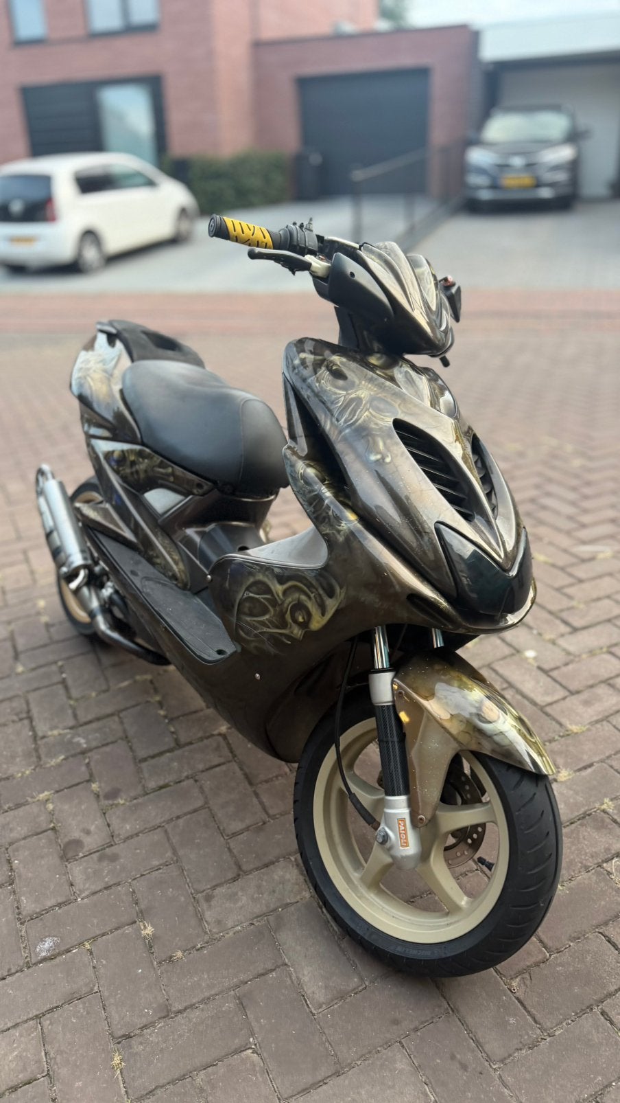 Yamaha aorox custom kappen, Fietsen en Brommers, Ophalen, Tweetakt, Aerox, Maximaal 45 km/u