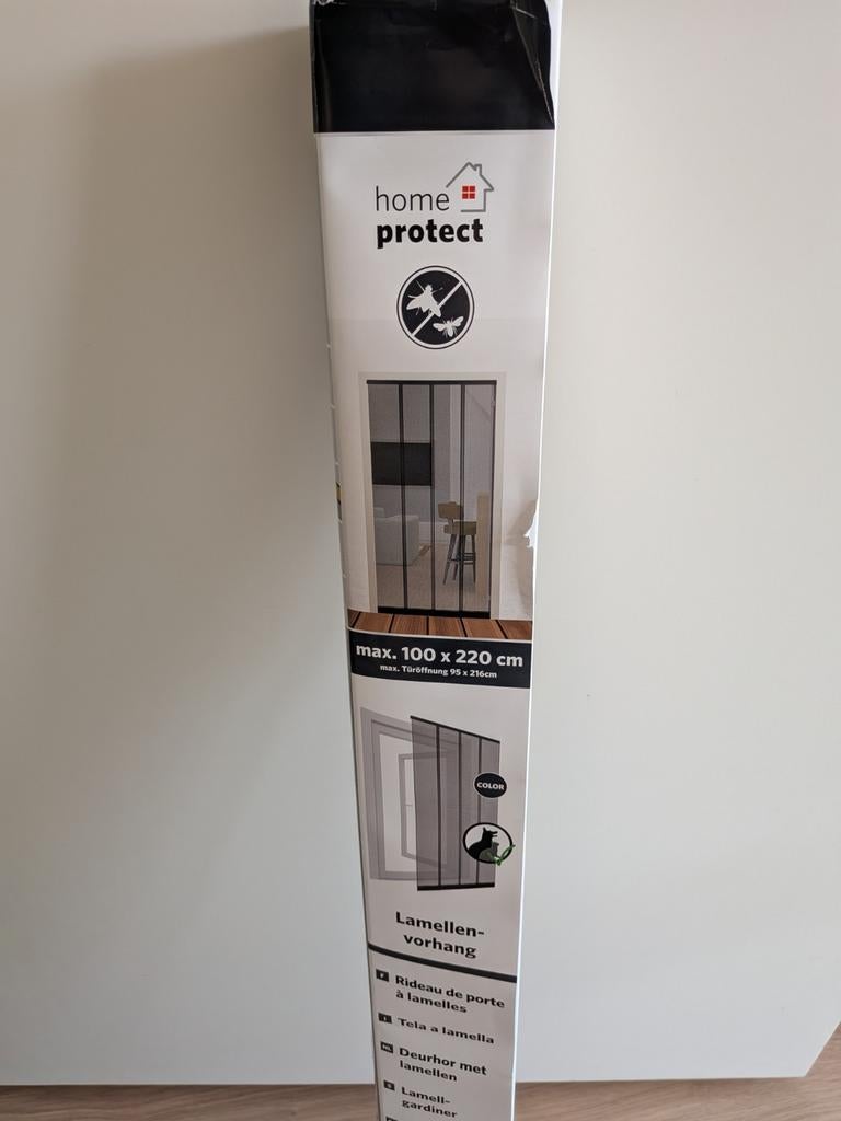 Home Protect Lamellen Deurhor - Max. 100x220 cm, Doe-het-zelf en Verbouw, Deuren en Horren, 80 tot 100 cm, 215 cm of meer, Hordeur
