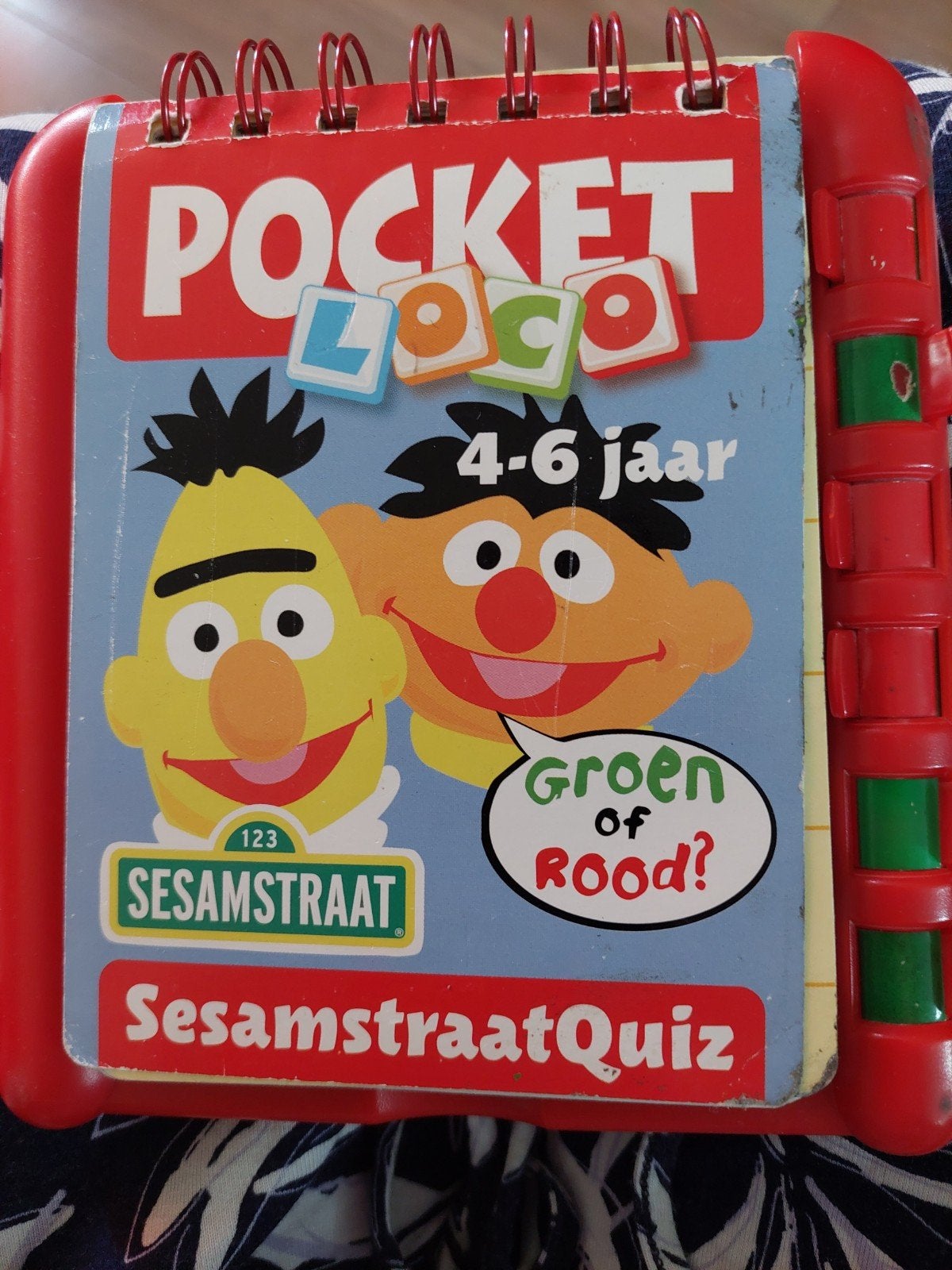 Pocket Loco Sesamstraat Quiz 4-6 jaar, Ophalen, Gebruikt, Taal en Lezen
