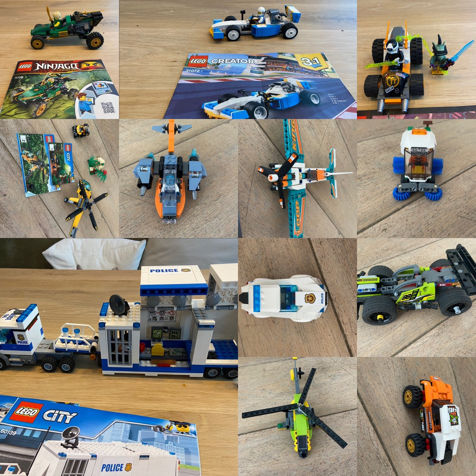 Diverse LEGO sets: Technic, City, Creator, Ninjago (incl. bo, Gebruikt, Overige thema's, Lego, Ophalen of Verzenden