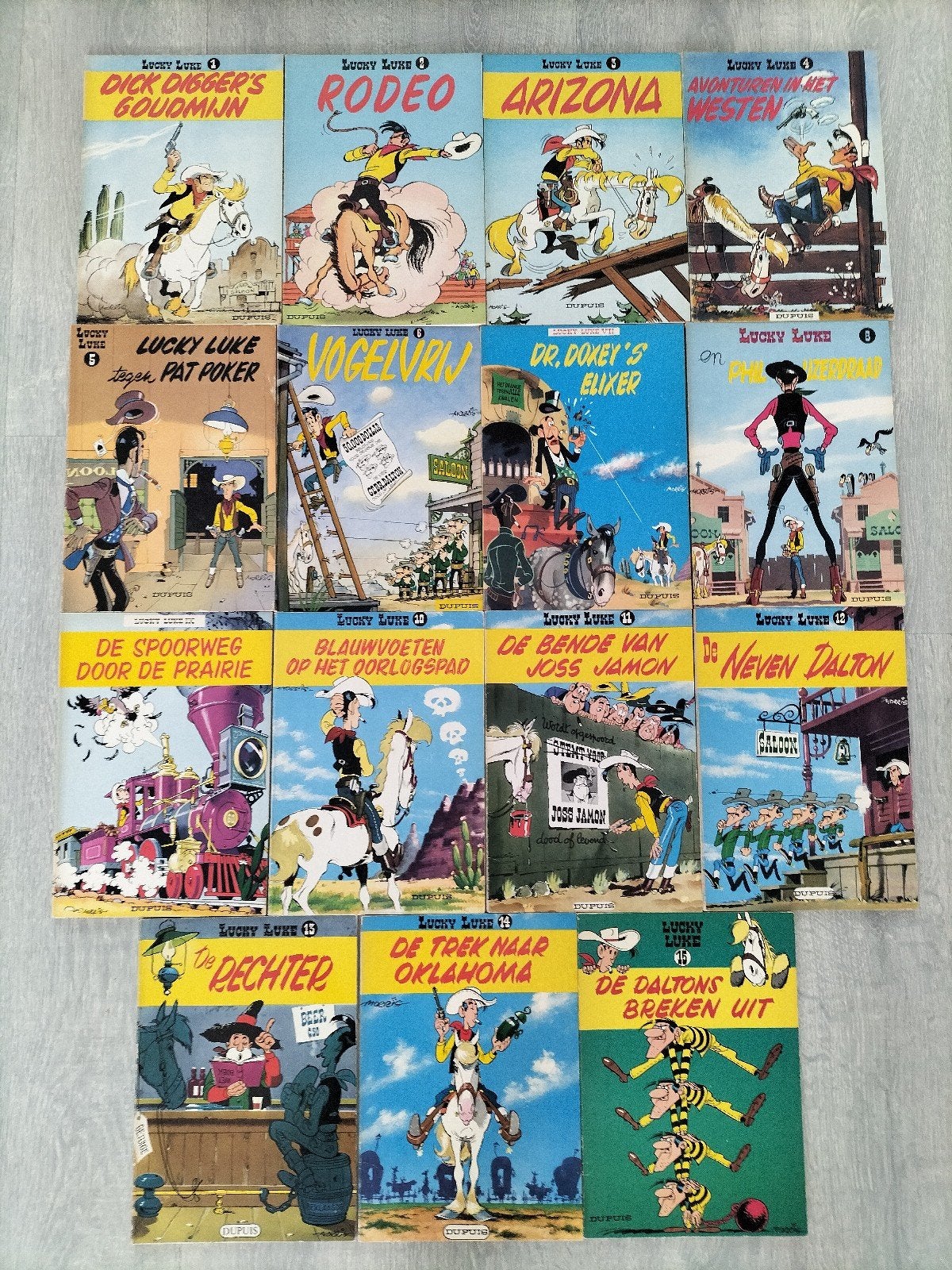Lucky luke dupuis, Complete serie of reeks, Ophalen, Gelezen, Pierre Dupuis