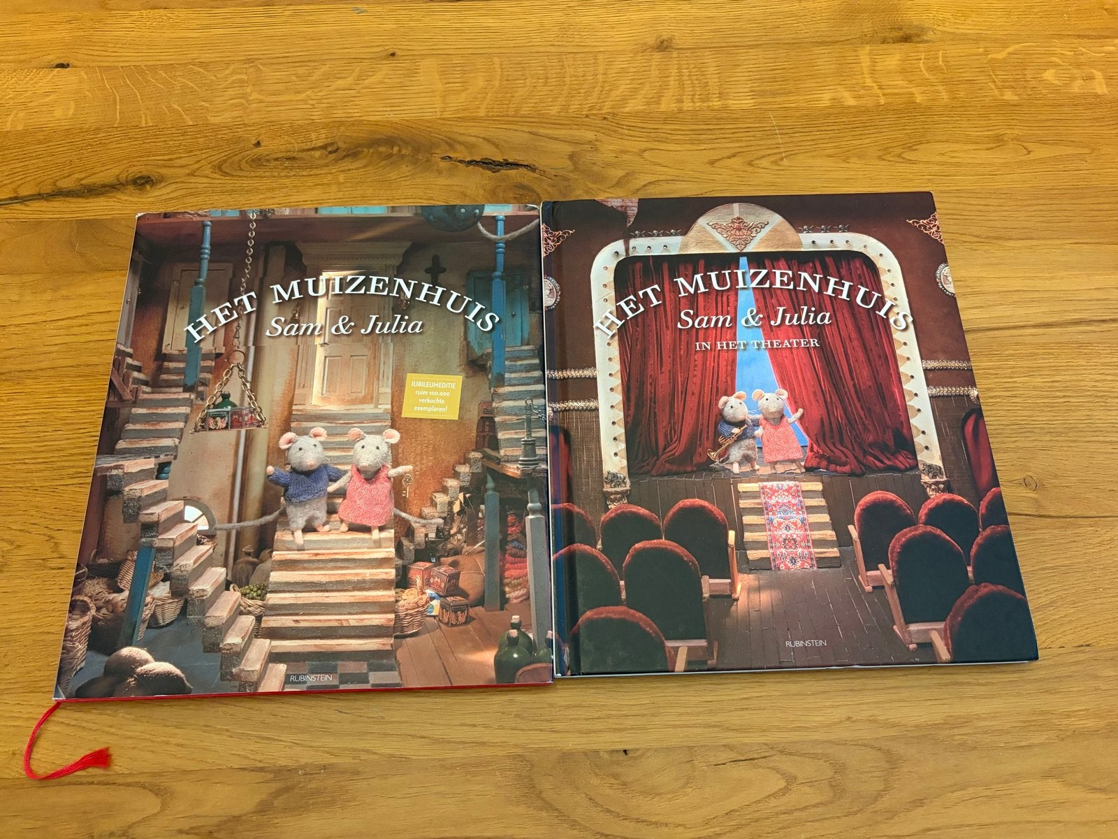 Het Muizenhuis boeken: Sam & Julia en In het Theater, Boeken, Ophalen of Verzenden, Zo goed als nieuw, Fictie algemeen