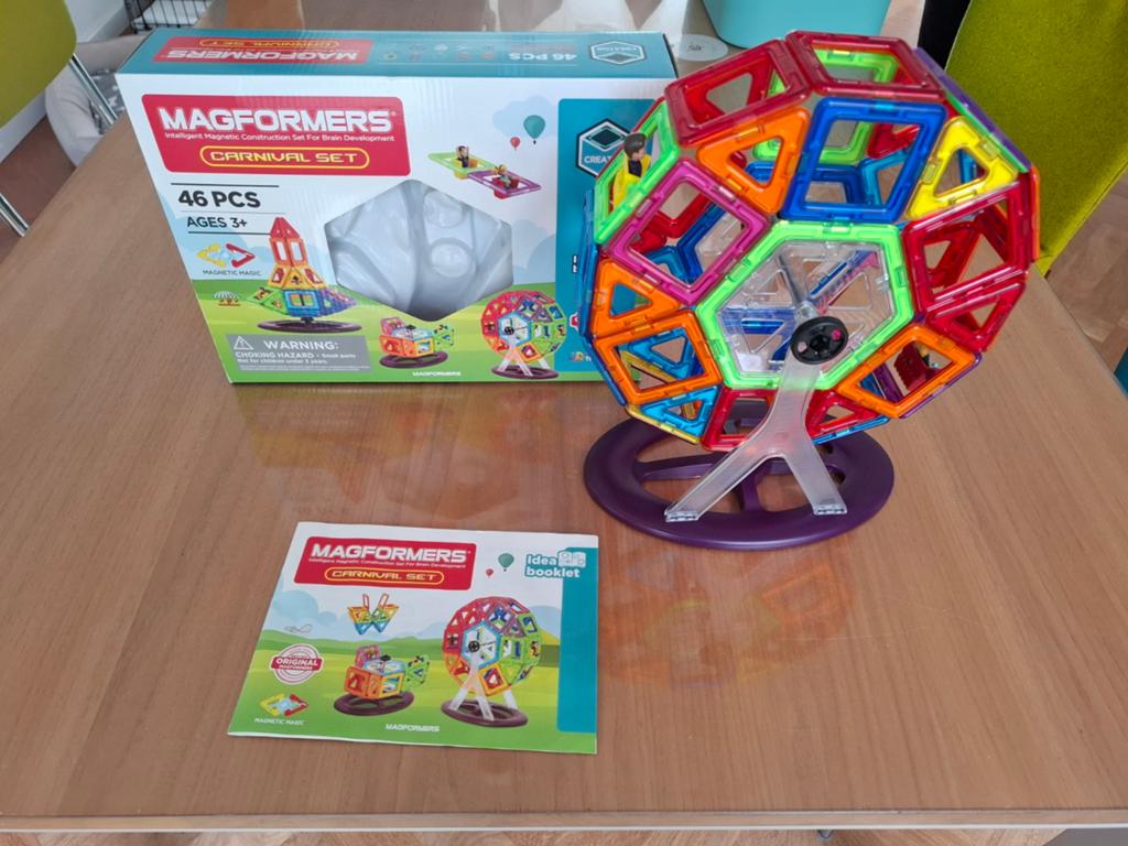 Magformers Carnival Set - Magnetisch Constructiespeelgoed, Kinderen en Baby's, Speelgoed | Bouwstenen, Ophalen of Verzenden, Zo goed als nieuw