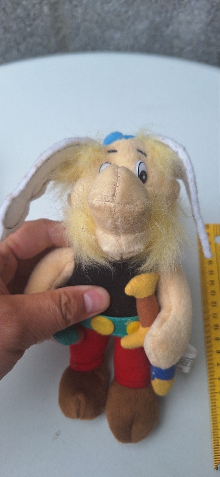 Astrix en obelix knuffel uit 1991 (27525), ., Guicattolo, Overige typen, Ophalen of Verzenden