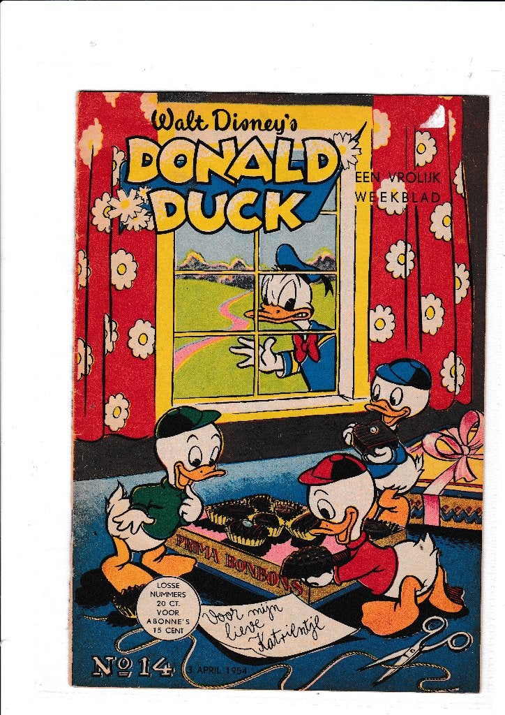Donald Duck 1954 - No 14, Eén stripboek, Verzenden, Gelezen