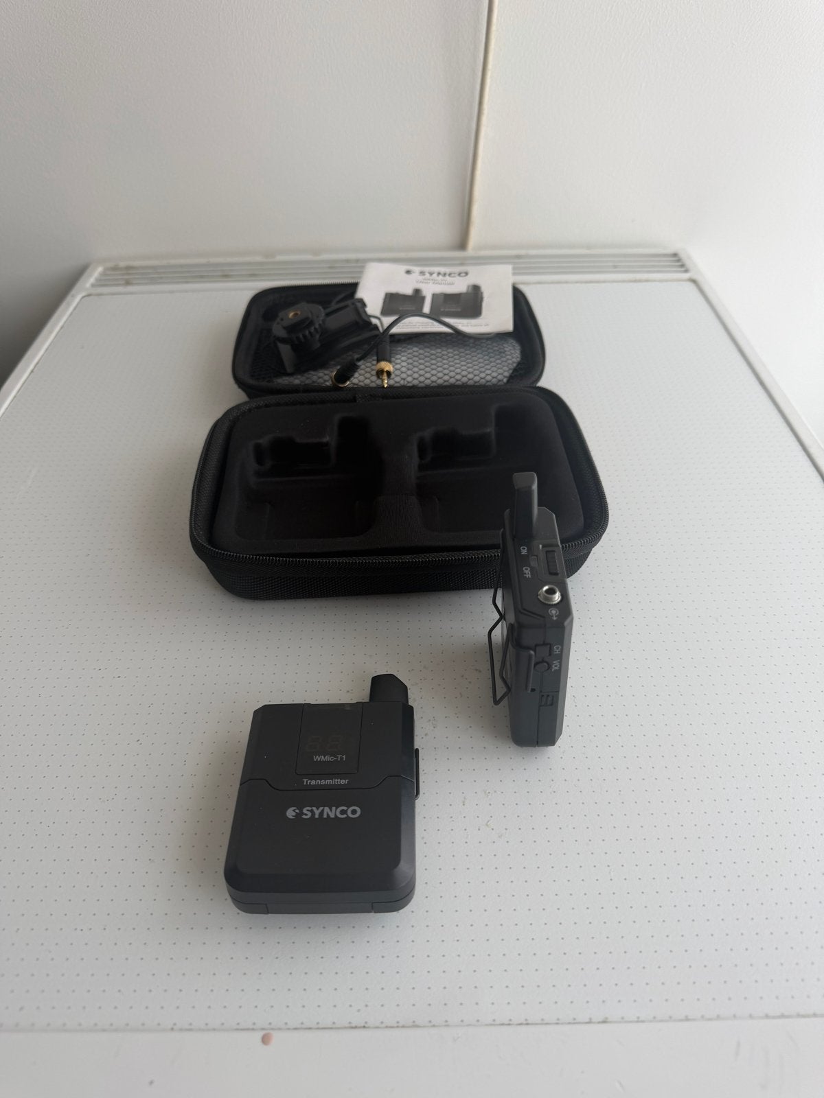 SYNCO WMic-T1 Draadloze Microfoon Set, Ophalen of Verzenden, Zo goed als nieuw, Overige typen, Draadloos