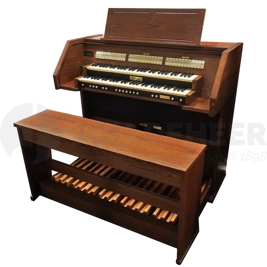 Domus Vivace 40 DLX Donker Eiken, 2 klavieren, Ophalen of Verzenden, 3364 AE, Info@johdeheer.nl