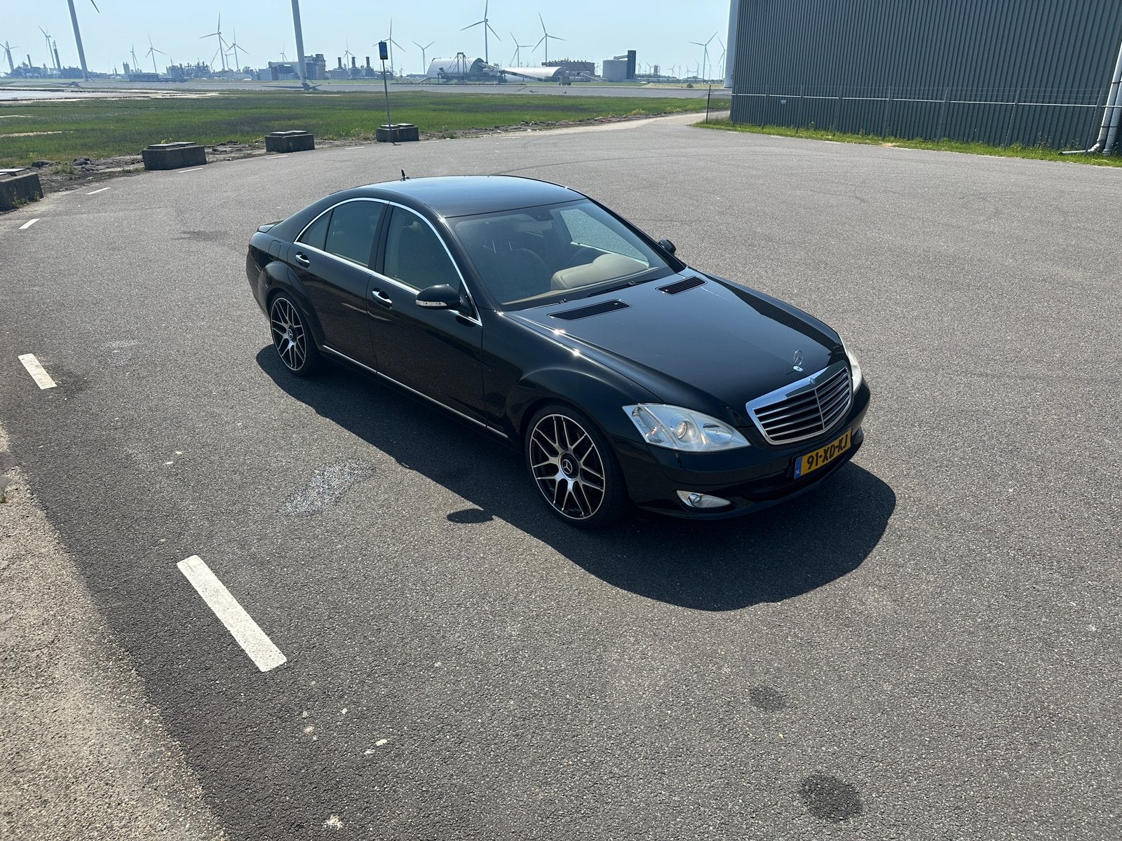 Mercedes-Benz S350 prestige 3.5 V6 2007., Auto's, Automaat, 1780 kg, Achterwielaandrijving, Zwart