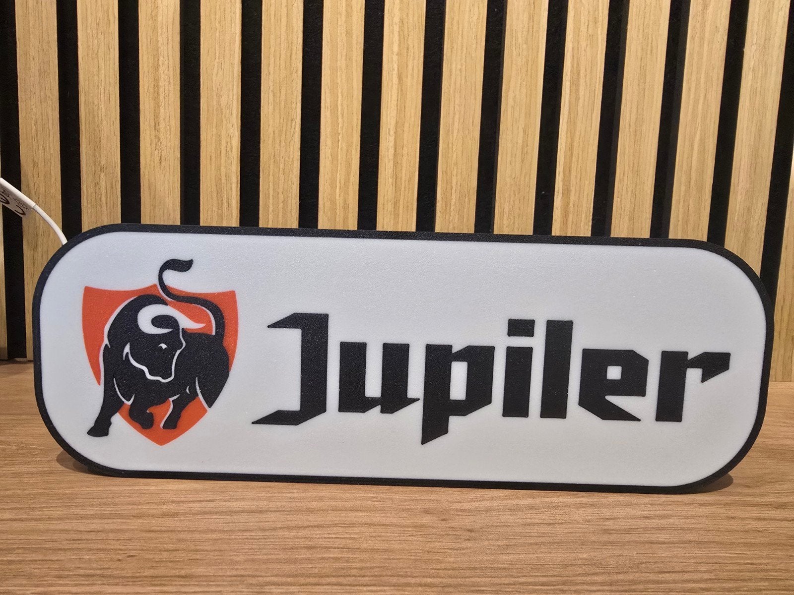 Jupiler LED Reclamebord - Lichtbak, Verzamelen, Biermerken, Ophalen of Verzenden, Zo goed als nieuw, Reclamebord, Plaat of Schild