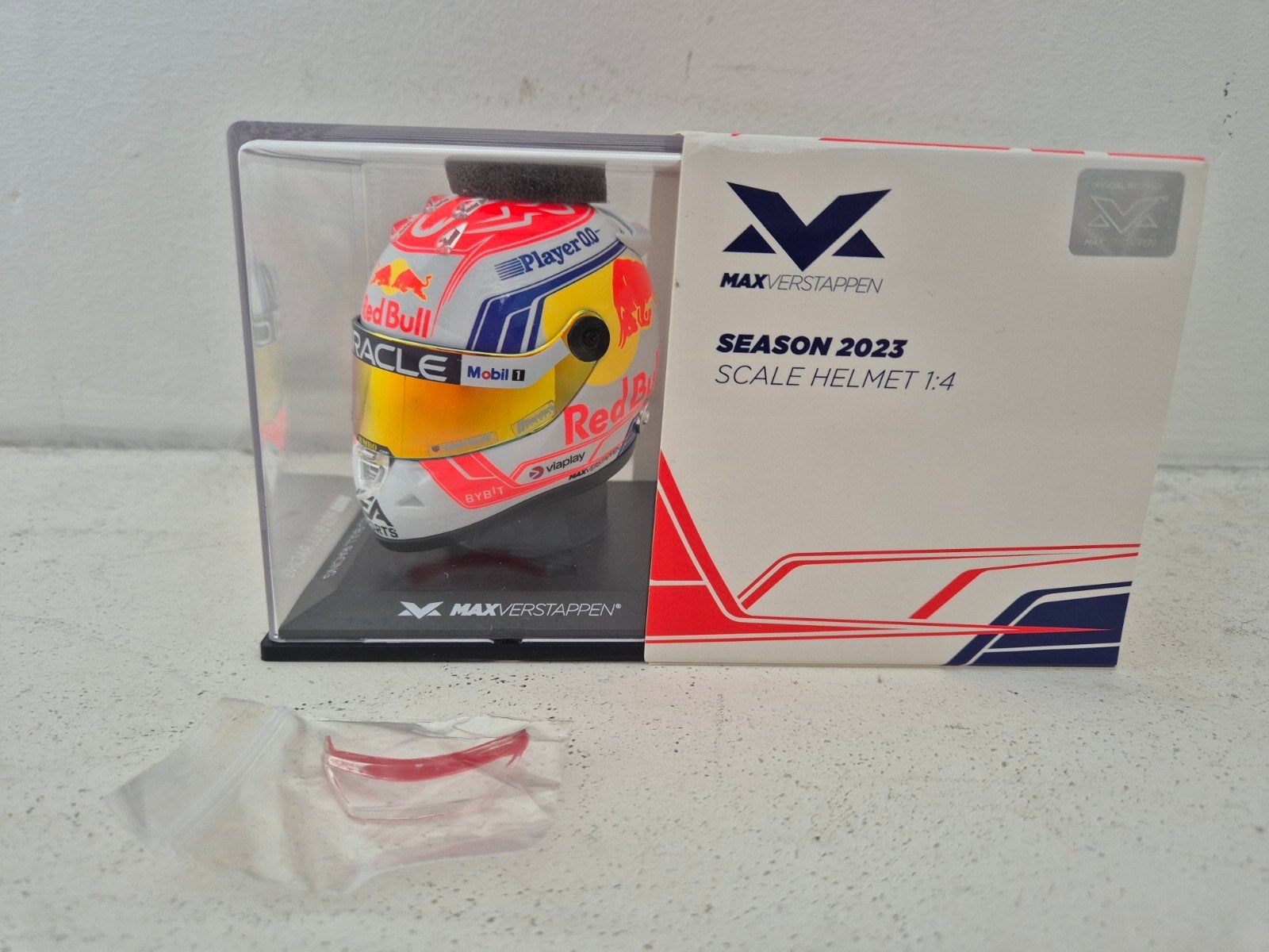 max verstappen 1:4 helm seizoen 2023 seizoenshelm, Ophalen, Nieuw, Formule 1
