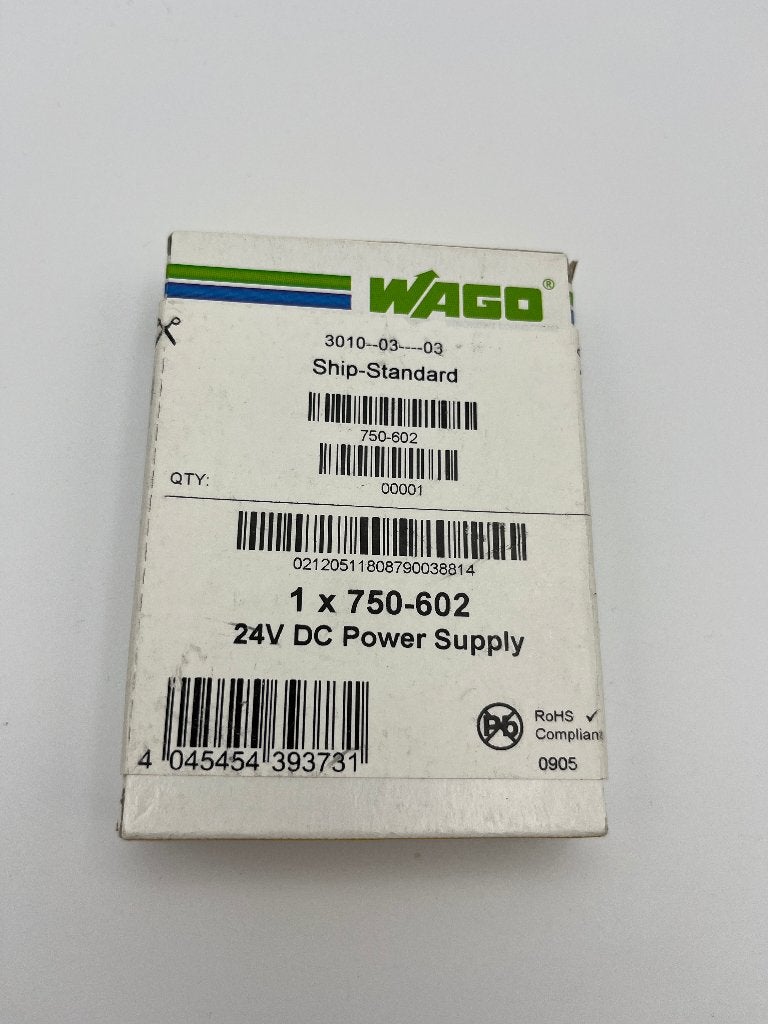 Wago 750-602 Powersupply 24 VDC 10A Nieuw OVP, Verzenden, Nieuw, Wago Nederland BV Postbus 2070, 7301 DB Apeldoorn info-nl@wago.com