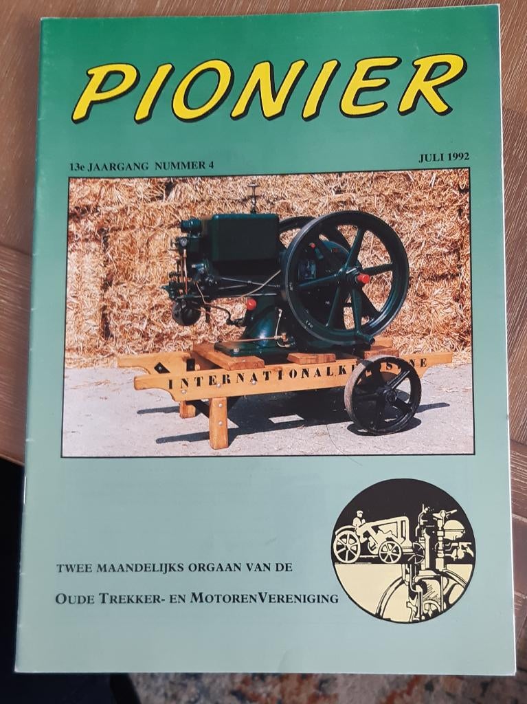 PIONIER TRACKTORBLAD. NR.4. JULI 1992., Ophalen of Verzenden, Nieuw
