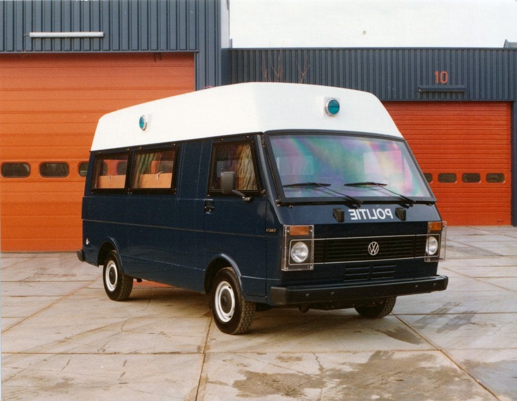 2 foto's Volkswagen LT28D Mobiele Eenheid, 1980 tot heden, Foto, Ophalen of Verzenden, Zo goed als nieuw