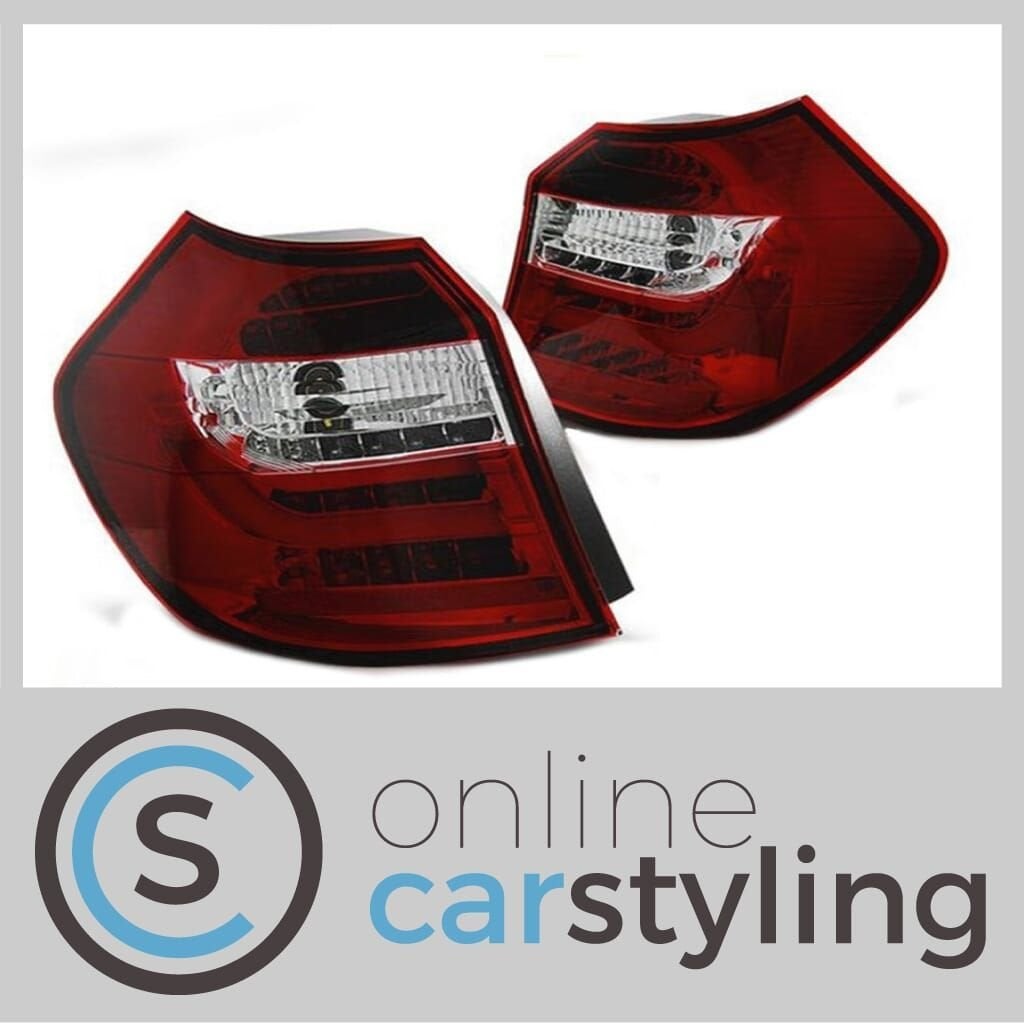LED Achterlichten BMW 1-Serie E81 / E87 Rood Wit Lightbar De, Auto-onderdelen, Verlichting, -, -, Nieuw, Ophalen of Verzenden