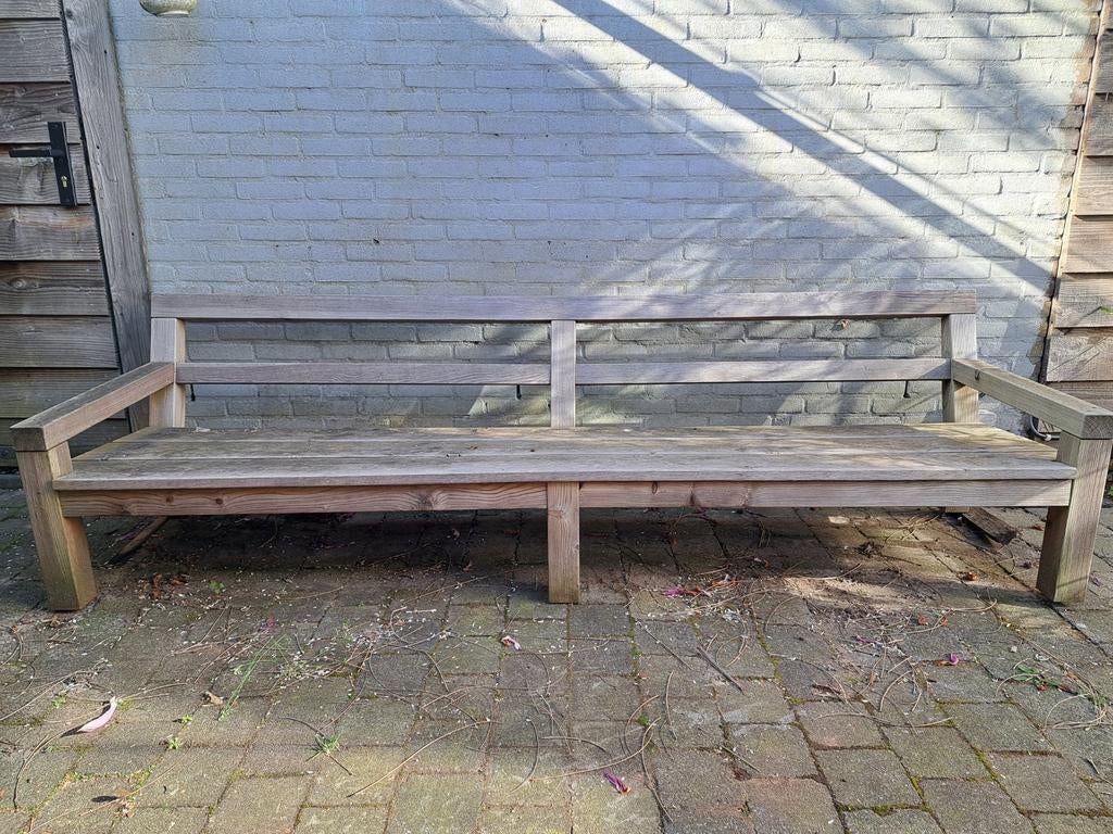 Tuinbank, Tuin en Terras, Picknicktafels, Ophalen of Verzenden, Rechthoekig, Hout