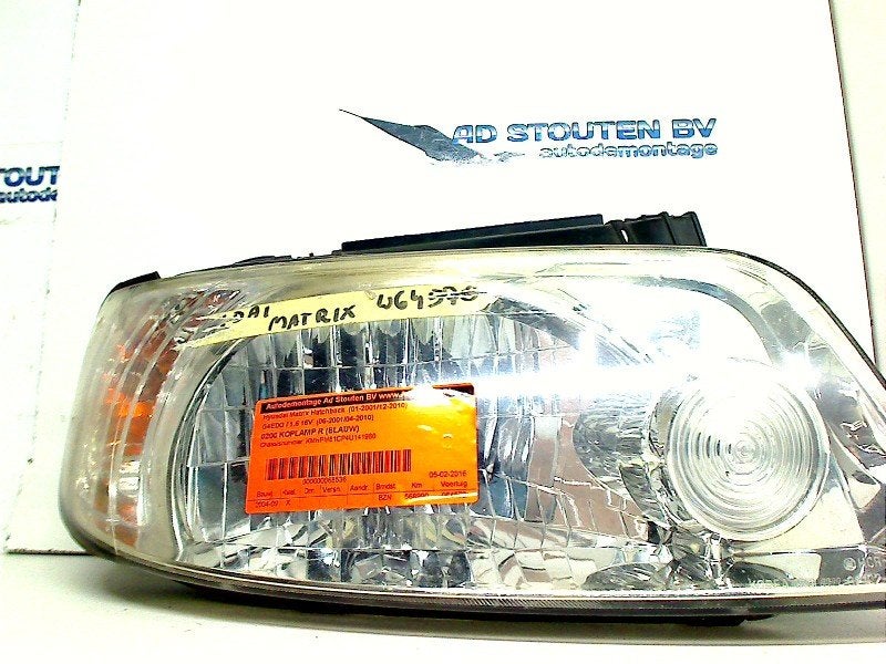 Koplamp Rechts Hyundai Matrix (2001-06/2010-04), Hyundai Motor Deutschland GmbH, Gebruikt, Hyundai, Kaiserleipromenade 5, Offenbach am Main 63067, , Duitsland