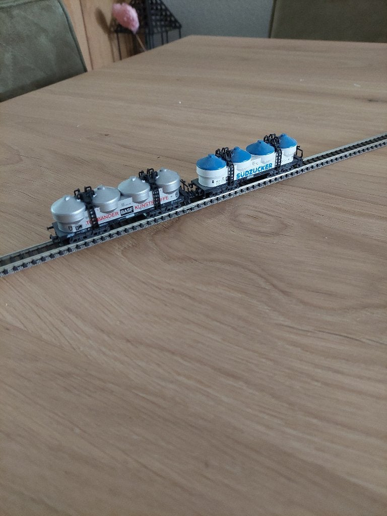 Fleischmann piccolo N silowagons, Gebruikt, Gelijkstroom, Fleischmann, Wagon