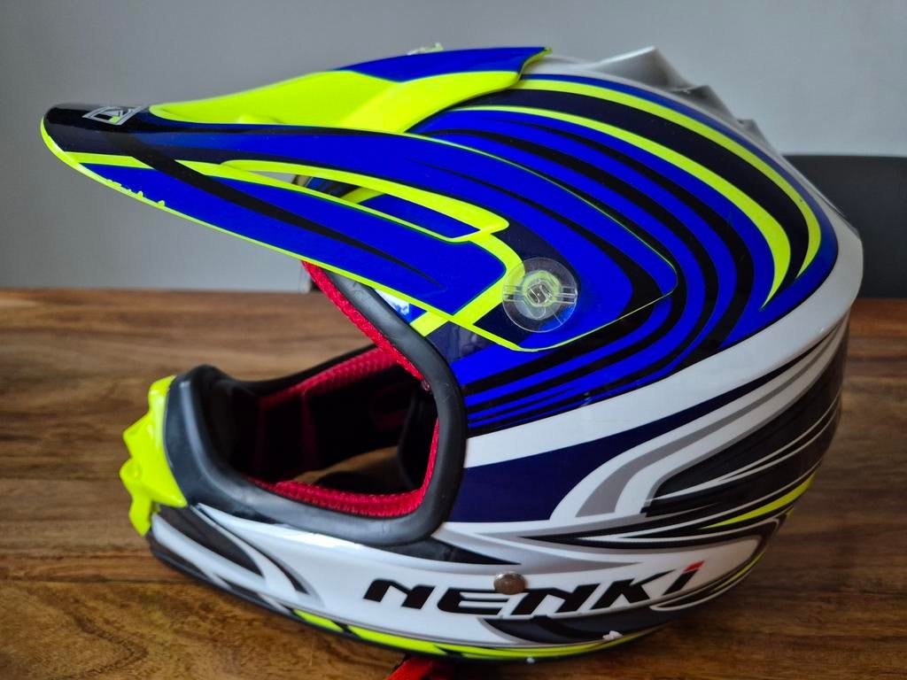Nenki Motorcrosshelm XS - ECE R 22-05 - Goede Staat, Fietsen en Brommers, Ophalen of Verzenden, Zo goed als nieuw, Extra small of kleiner