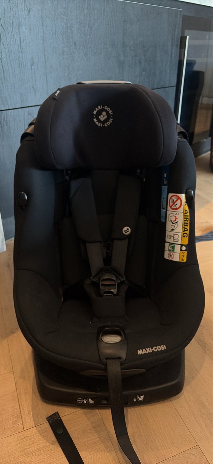 Maxi-Cosi AxissFix 360 graden draaibare autostoel, Gebruikt, 0 t/m 18 kg, Verstelbare rugleuning, Ophalen of Verzenden