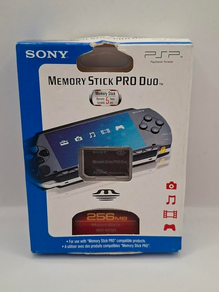 Sony memory stick pro duo 256mb ~ nieuw in dichte doos, 1 speler, Ophalen of Verzenden, Nieuw