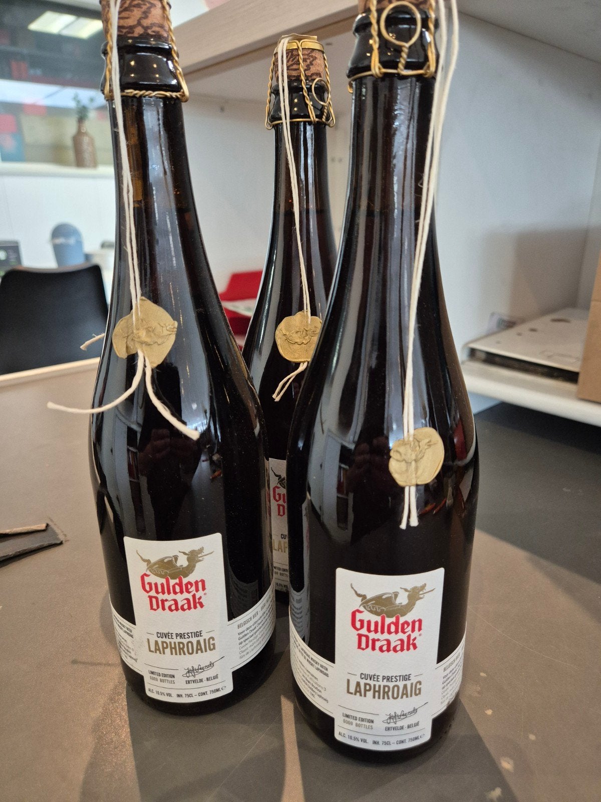 Gulden Draak Cuvée Prestige Laphroaig Limited Edition, Ophalen of Verzenden, Nieuw, Flesje(s), Overige merken