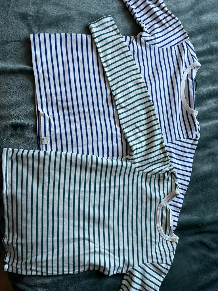 Twee gestreeptse shirts sissy boy 146/152, Ophalen of Verzenden, Zo goed als nieuw, Jongen, Shirt of Longsleeve