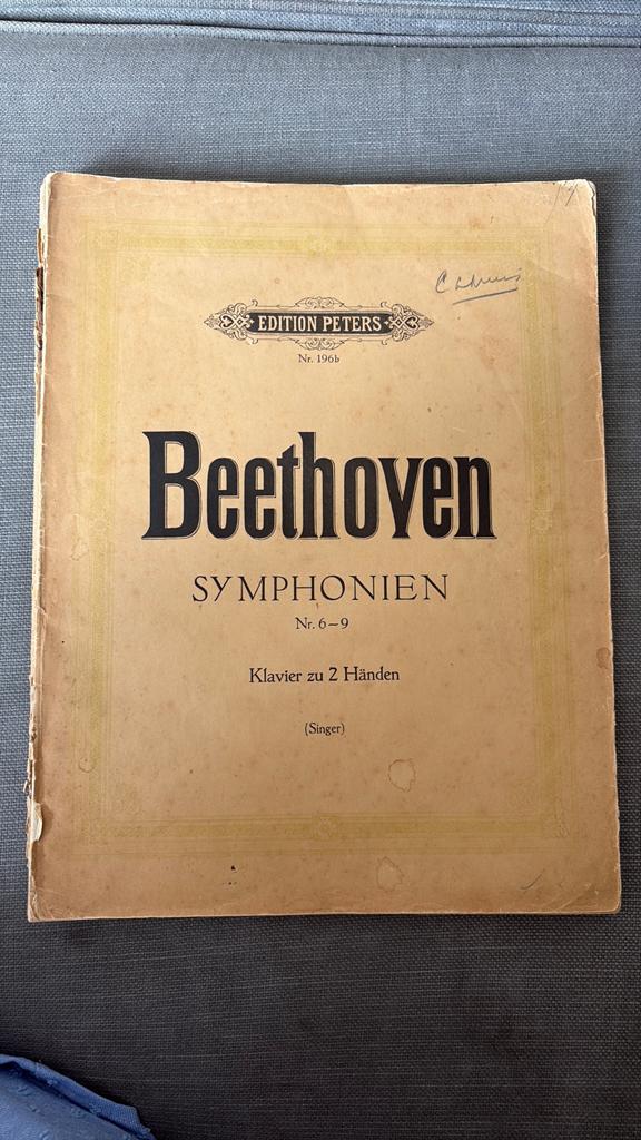 Bladmuziek Beethoven, Ophalen of Verzenden, Gebruikt, Artiest of Componist, Klassiek