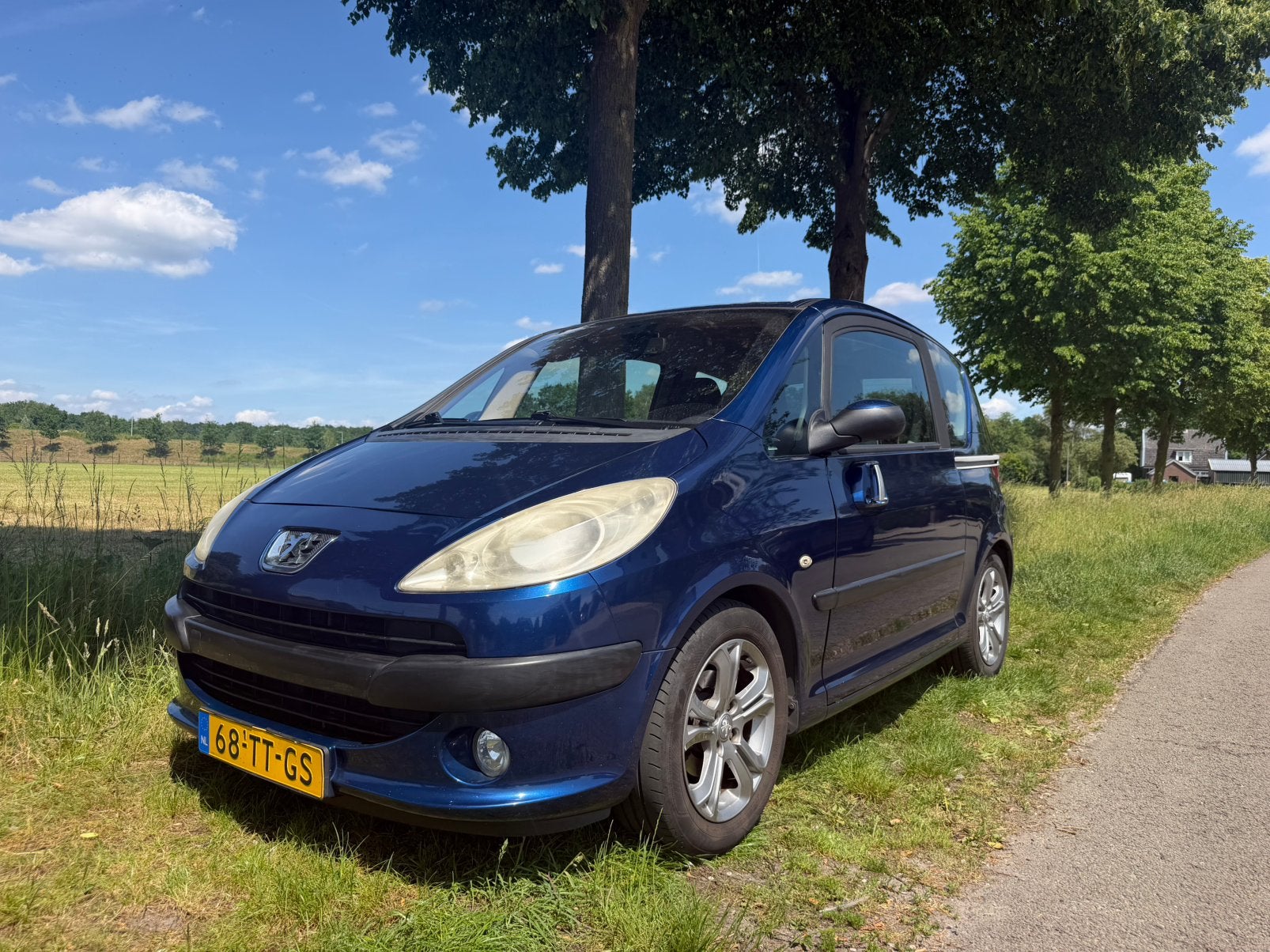 Peugeot 1007 GENTRY  1.4 16V 2007 Blauw, Auto's, Peugeot, Voorwielaandrijving, Stof, 1360 cc, 4 cilinders