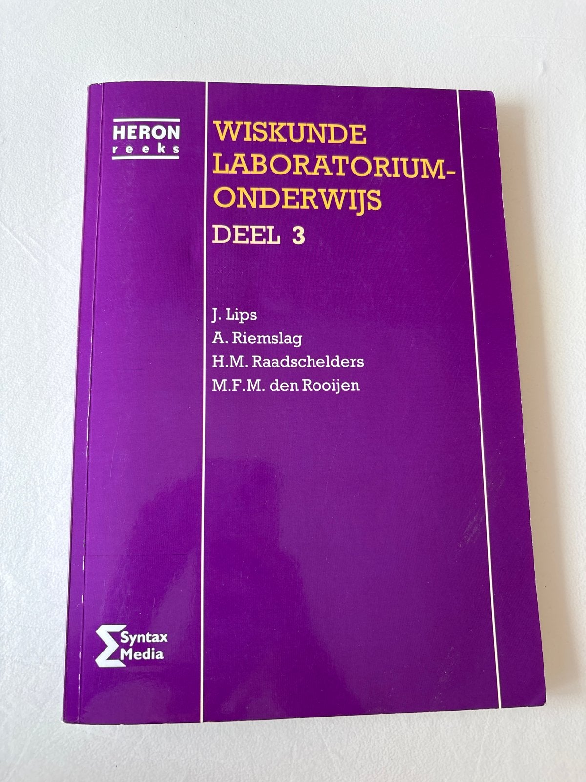 Wiskunde laboratoriumonderwijs - Deel 3 (Heron reeks), Ophalen of Verzenden, Beta, Zo goed als nieuw, MBO