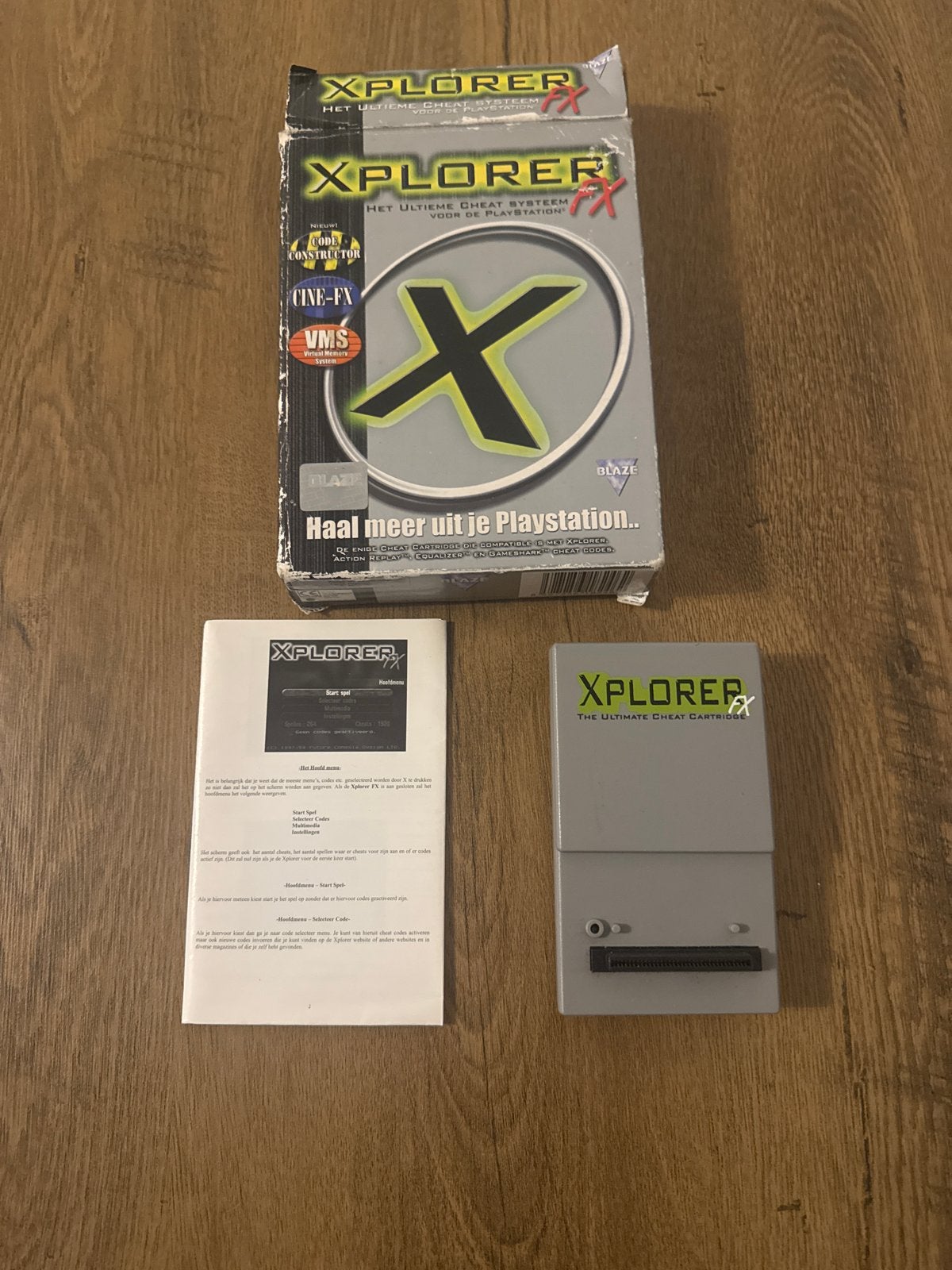 Xplorer FX voor ps1/ playstation 1 compleet in doos, Ophalen of Verzenden, Zo goed als nieuw, Controller, PlayStation 1