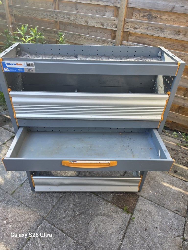 StoreVan Bedrijfswageninrichting/ inbouwkast Nette staat, Auto diversen, Auto-accessoires, Ophalen, Gebruikt