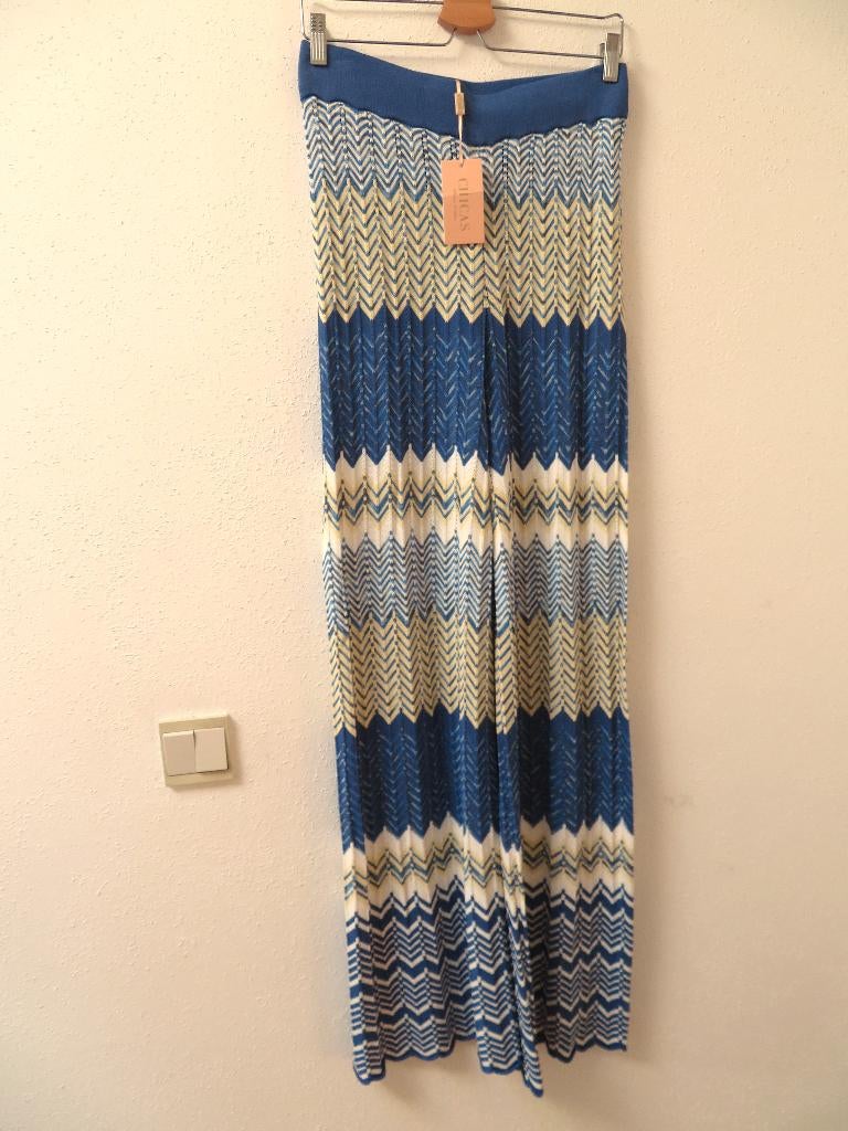 A93 CHICAS nieuwe aparte extra lange broek blauw maat 38, Kleding | Dames, Maat 38/40 (M), Blauw, Nieuw, Ophalen of Verzenden