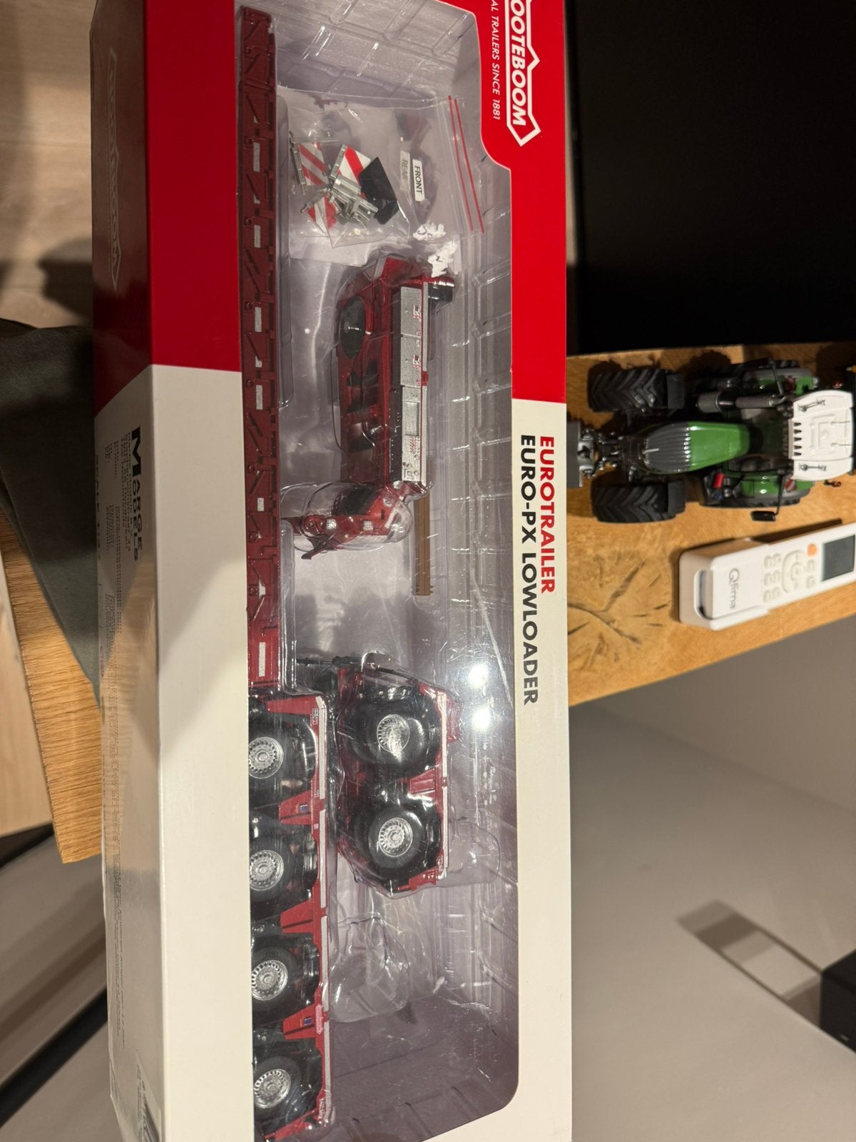 Nooteboom Euro Lowloader met RODE interdolly 1:32MargeModels, Ophalen of Verzenden, Zo goed als nieuw, Auto, Overige merken