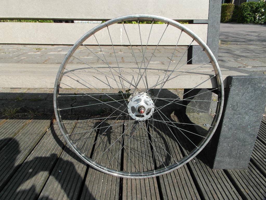 fiets voor wiel, Gebruikt, Staal, Stadsfiets, Ophalen