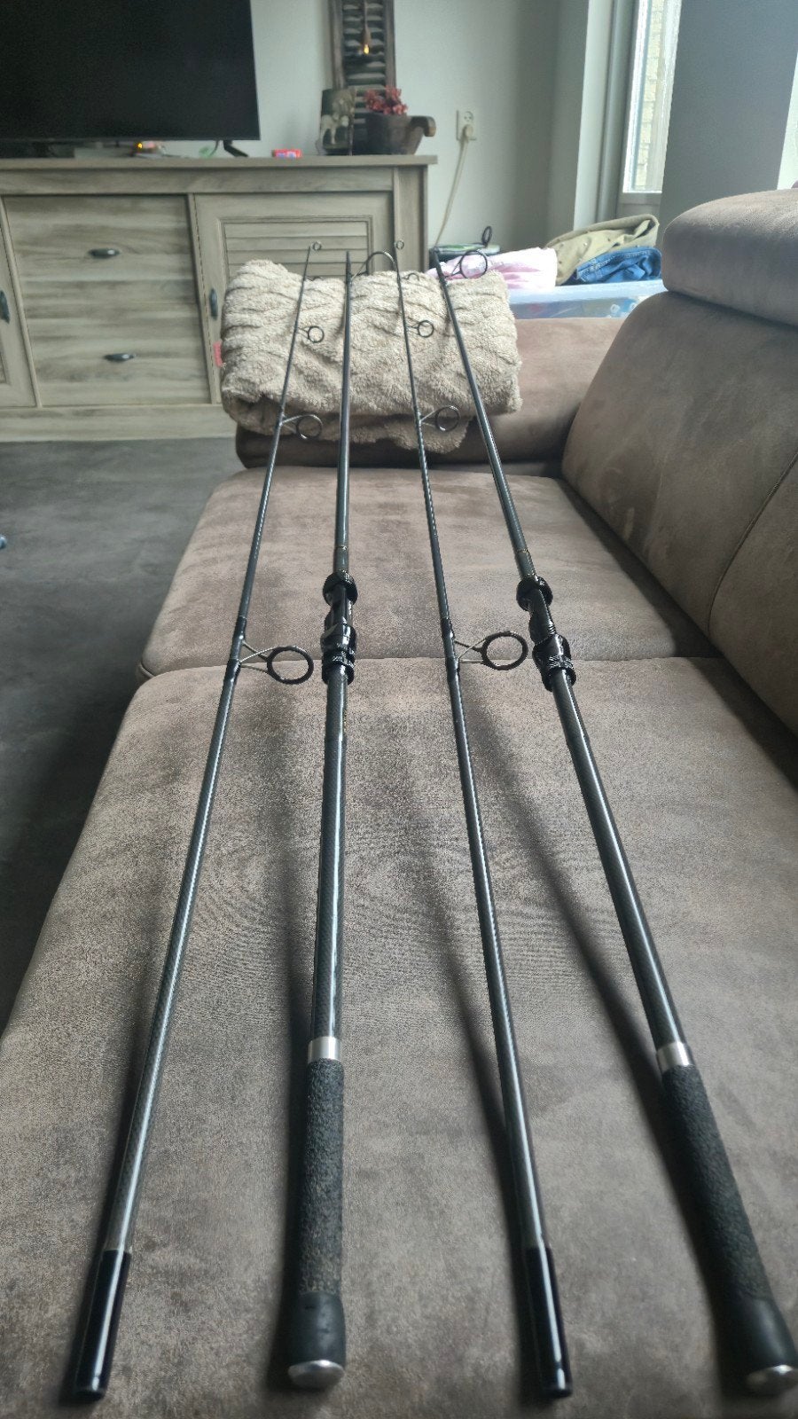 Century NG 12 ft 3 lb poeli's rods Kigan ogen & ALPS reels, Ophalen, Werphengel