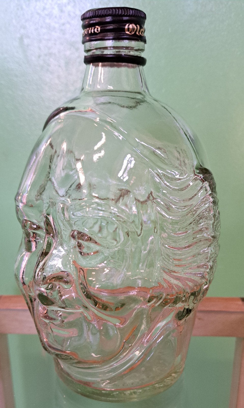 Vintage Glazen Fles, Ophalen of Verzenden