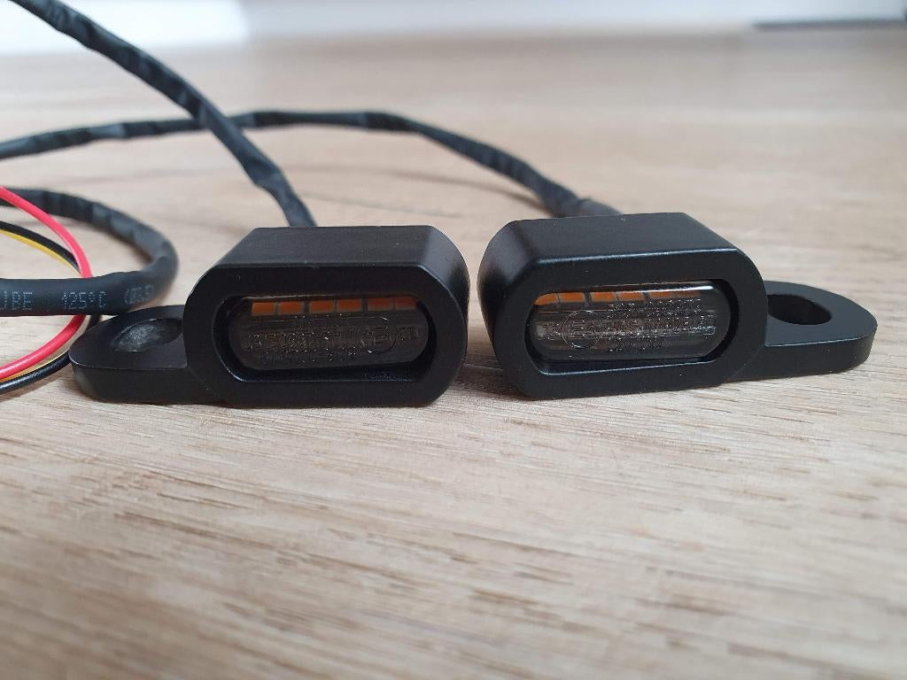 Knipperlichten Stuurmontage HD 3*2 LED touring softail, Motoren, Ophalen of Verzenden
