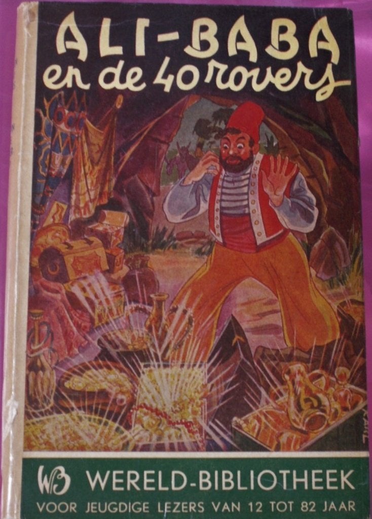 Ali-Baba en de 40 rovers en Alladin en de wonderlamp  1955, Ophalen of Verzenden, Zo goed als nieuw
