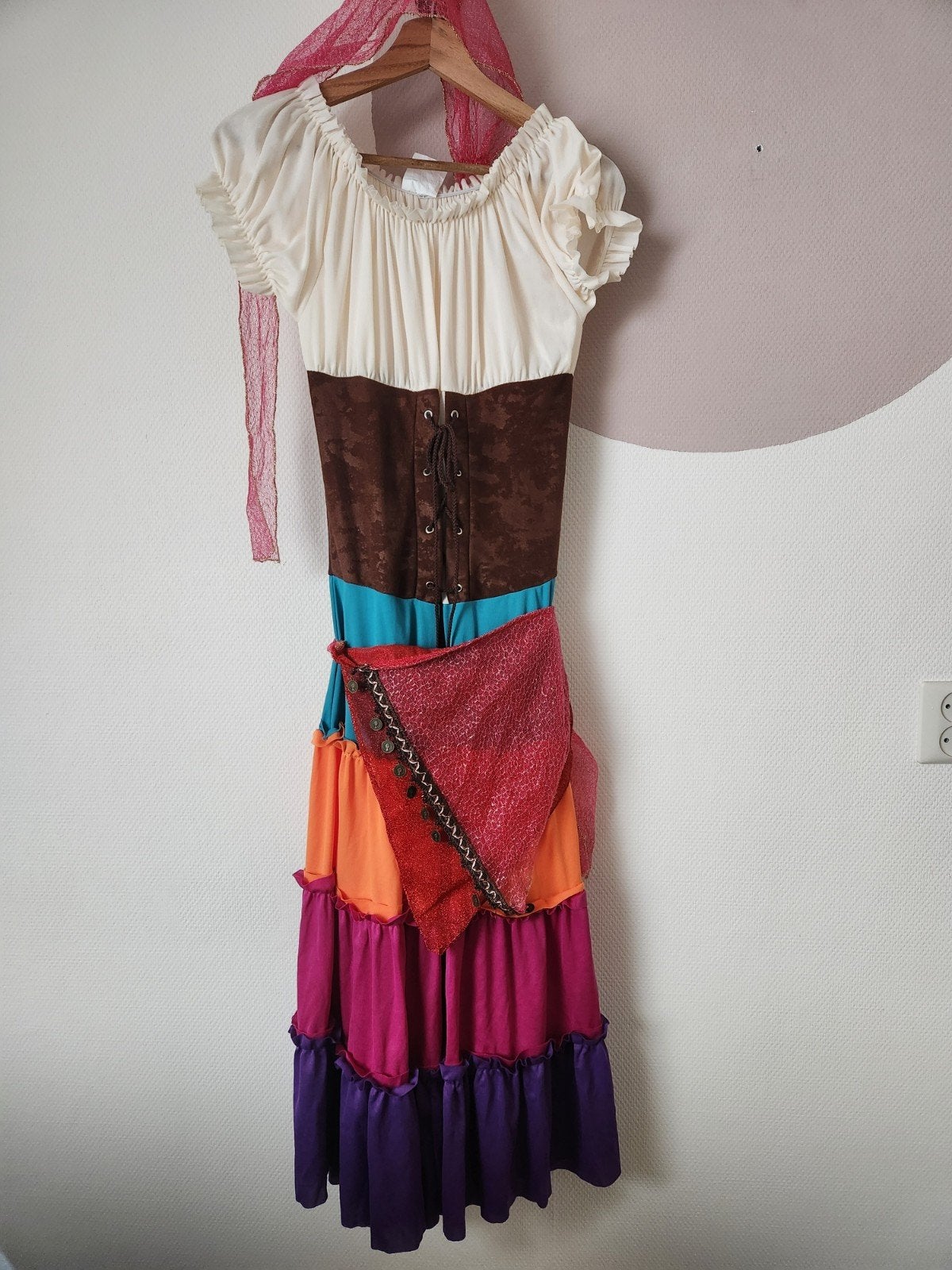Boland - Carnaval zigeuner jurk maat 40/42, Carnaval, Boland, Maat 42/44 (L), Nieuw