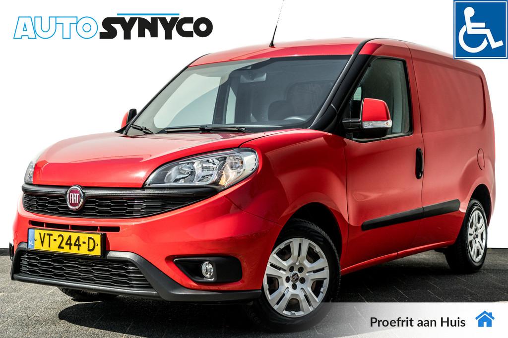Fiat Doblò Cargo 1.6 MJ L1H1 SX Automaat | Scootmobiel-Lift, Euro 5, Stof, Gebruikt, 1295 kg