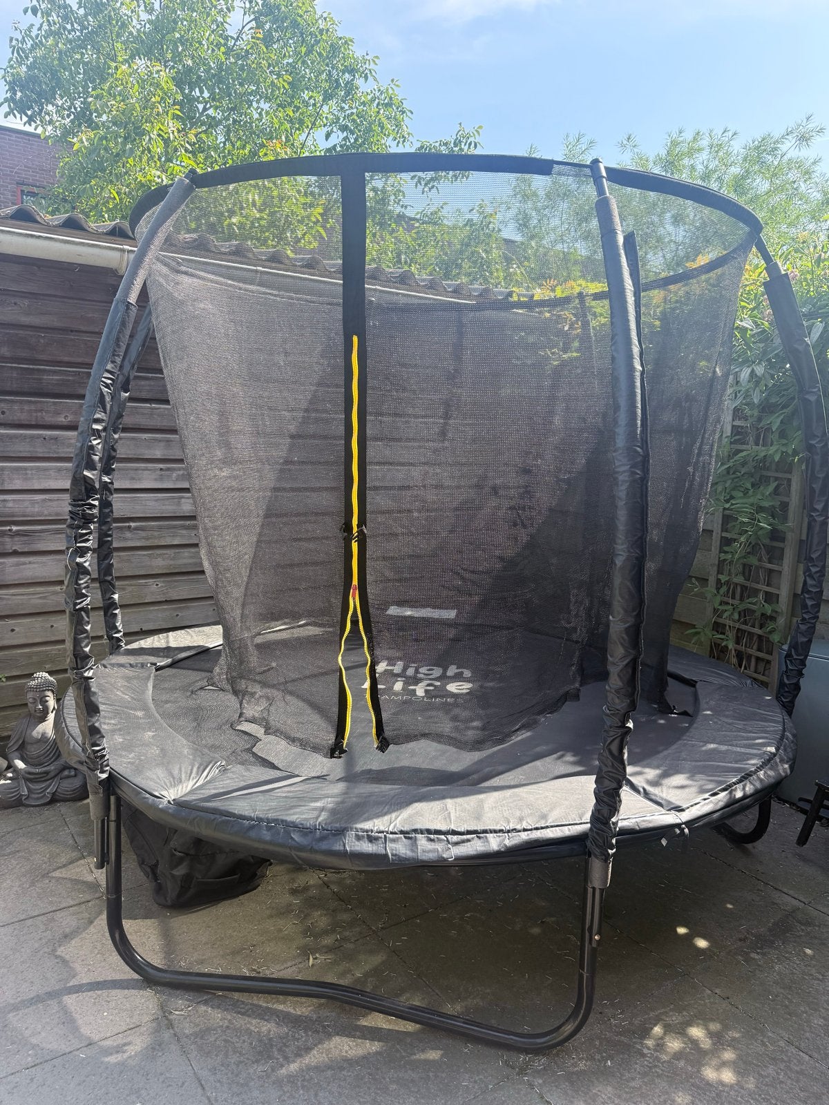 Tegen elk bod! Trampoline (net zit los) - zelf demonteren, Ophalen, Gebruikt