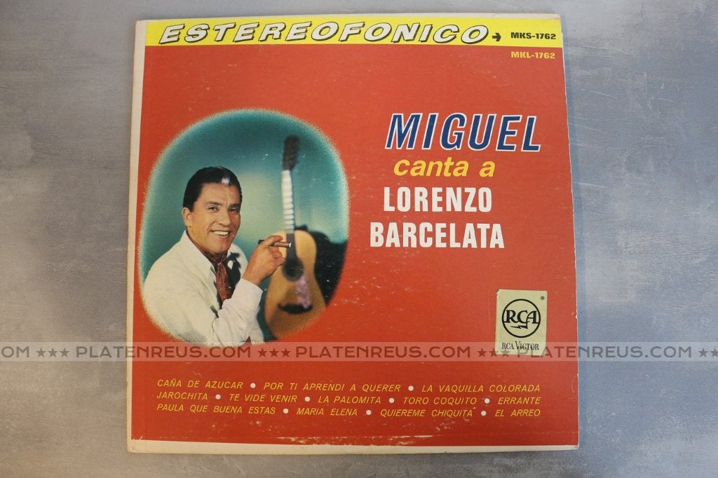 LP Miguel Canta A Lorenzo Barcelata ( 1968 Latin) 2218, LP, Gebruikt, Latin, 12 inch