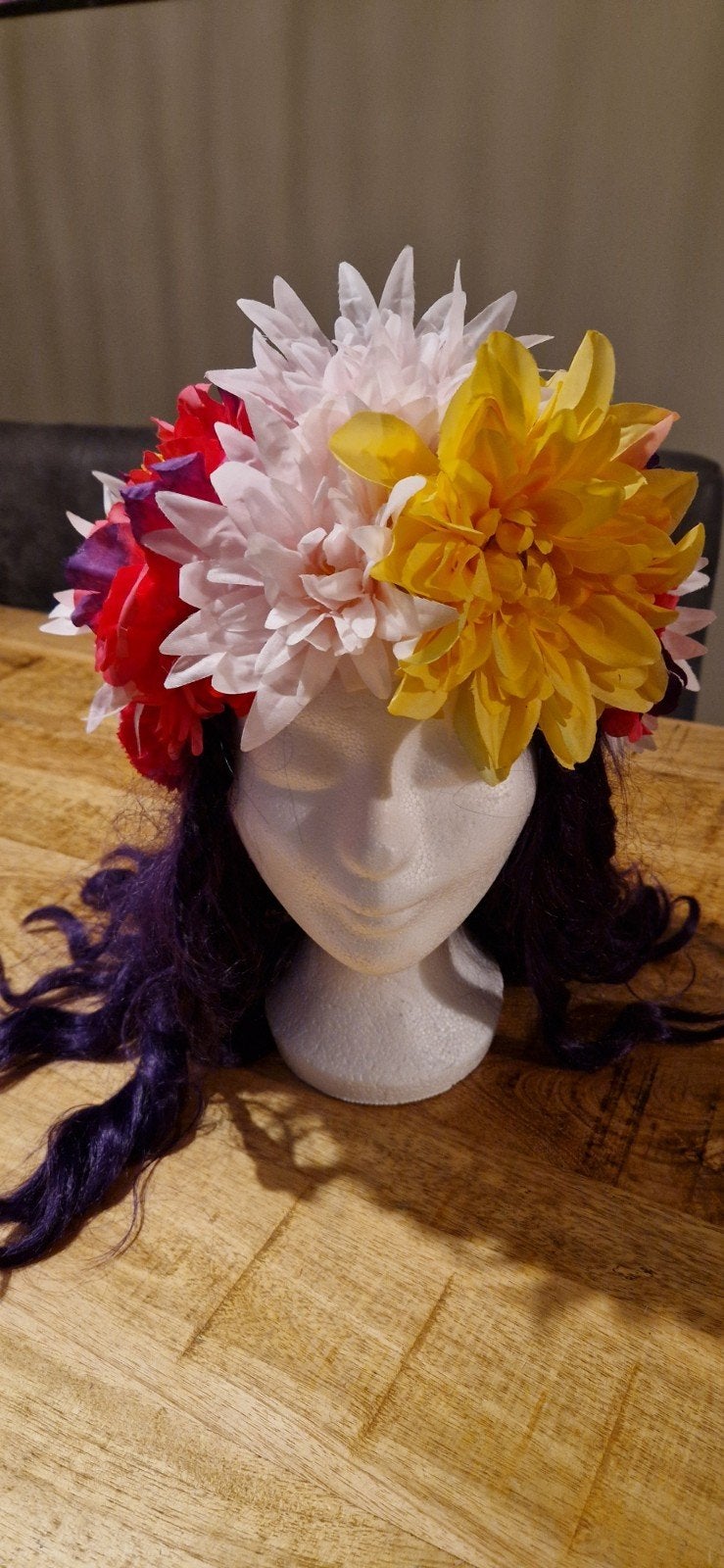 bloemenkrans carnaval festival, Carnaval, Verzenden, Nieuw, Accessoires